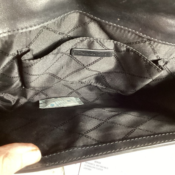 Michael Kors Leather Pony Hair Envelope Clutch Classy and Beautiful